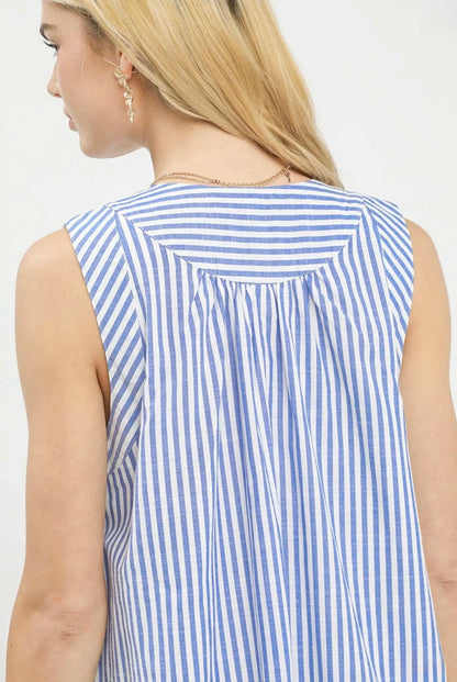 Chevron Stripe Midi Dress
