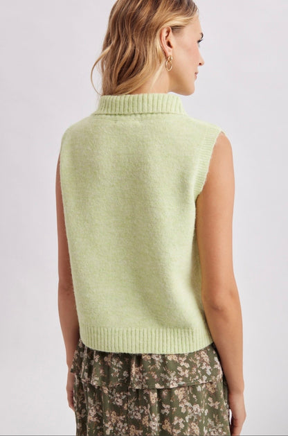 Soft Button Sweater Vest