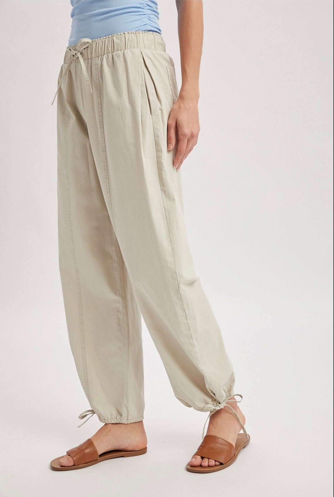 Cotton Parachute Pants