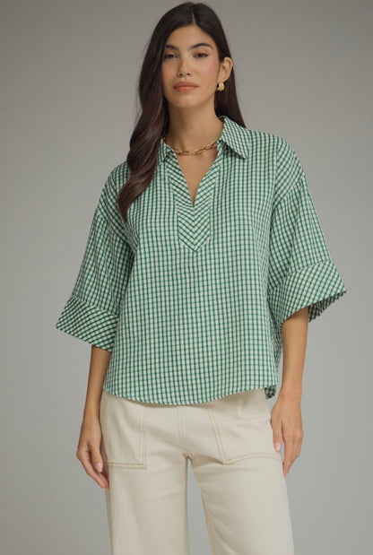 Gingham Top