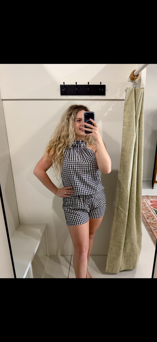 Gingham Top (Set)