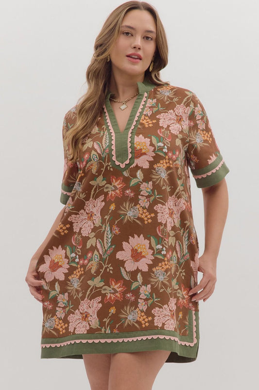 Boho Floral Dress