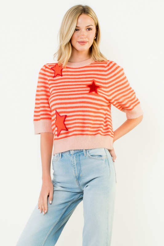 Star Knit Top